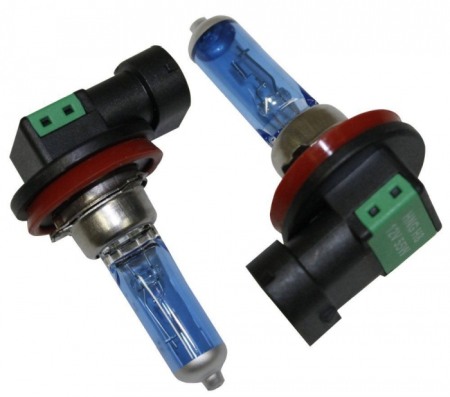 Accesorii instalare/Becuri - Set becuri H8 HNG 5500K 55W Super White Halogen