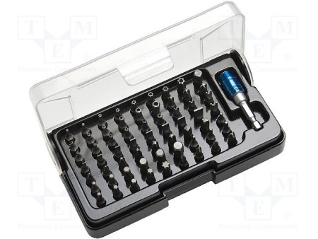 Echipamente atelier - Set capete de surubelnita; Nr.buc:64; ambalaj geanta 25mm