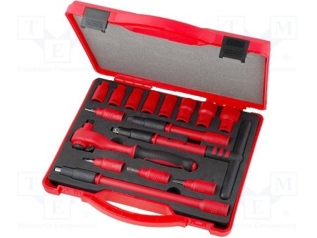 Instrumente Atelier - Set chei 16 bucati izolată tubulara 1kVAC