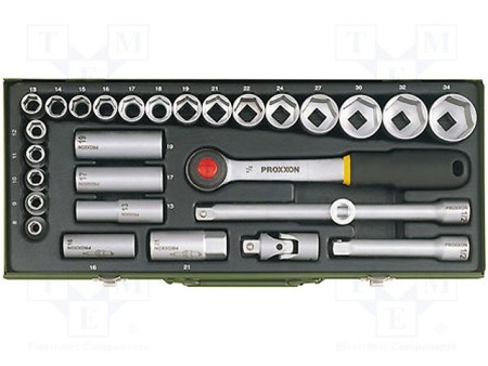 Instrumente Atelier - Set chei 29bucati tubulare oţel crom-vanadium   