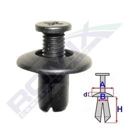 Echipamente atelier - Set clipsuri fixare 10 bucati 60001 Chevrolet, Hyundai