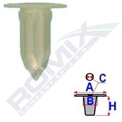 Echipamente atelier - Set clipsuri fixare Citroen Peugeot 10 bucati, 11047