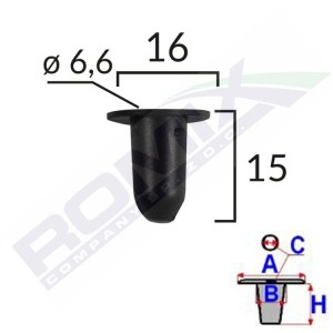 Echipamente atelier - Set clipsuri plastic 10 bucati manson C60453