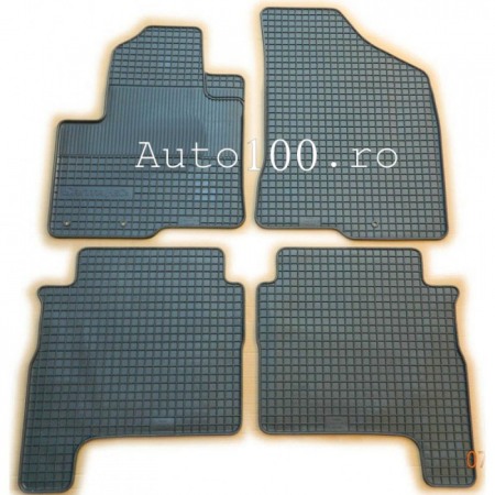 Set covorase cauciuc negru Hyundai Santa Fe II [0]