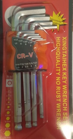 Echipamente atelier - Set imbux hexagon 9 bucati