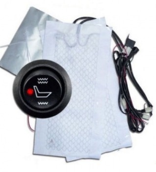 Accesorii auto - Set incalzire carbon pentru 1 scaun cu 2 trepte