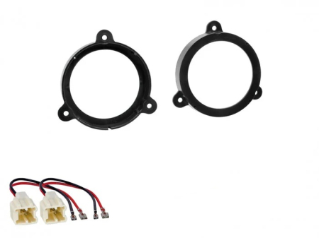 Inele boxe auto - Set Inele difuzoare Renault Megane III, Dacia + Adaptor conector difuzor
