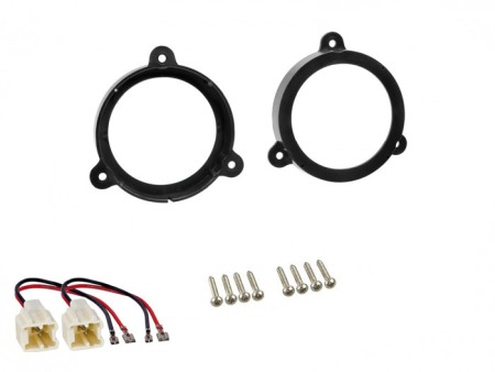 Accesorii Sisteme Audio - Set Inele cu suruburi difuzoare Renault Megane III, Dacia + Adaptor conector difuzor 