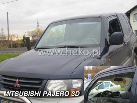 Paravanturi auto - Set paravanturi Mitsubishi Pajero 3 usi 2001-