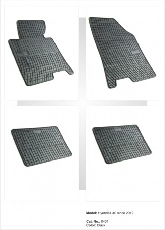 Accesorii interior - Set presuri cauciuc auto dedicate Hyundai I40 2012-