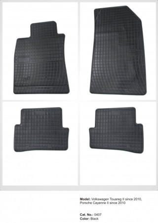 Accesorii interior - Set presuri cauciuc dedicate Volkswagen Touareg II