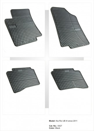 Accesorii interior - Set presuri cauciuc Kia Rio III dupa 2011