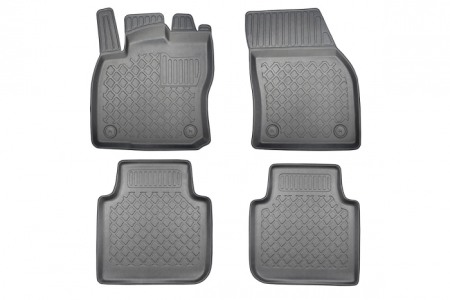 Covorase cauciuc auto dedicate - Set presuri cauciuc tavita dedicate VW Tiguan Allspace II / Skoda Kodiaq / Seat Tarraco