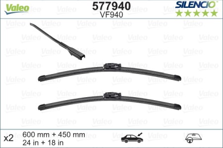 Accesorii auto - SET STERGATOARE VALEO SILENCIO X.TRM 600/450 MM VF940