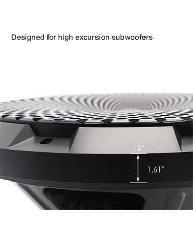 SG12 Grila de 12" (30cm) Recoil din otel pentru subwoofere [2]