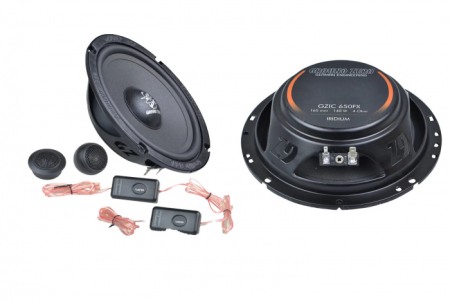Car Audio - GZIC 650FX DIFUZOARE SLIM COMPONENTE IRIDIUM GROUND ZERO DE 16.5CM, 100W RMS