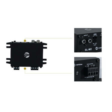 Car Audio/Amplificatoare - SL-M2 MINI AMPLIFICATOR CLASA D RAINBOW PE 2 CANALE