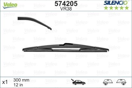 Accesorii auto - STERGATOR LUNETA VALEO SILENCIO CONVENTIONAL 300 MM VR38