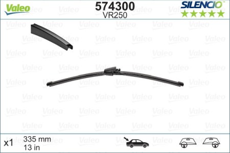 STERGATOR LUNETA VALEO SILENCIO FLAT 335 MM VR250 SEAT, SKODA, VW [1]