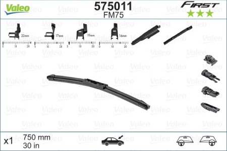 Accesorii auto - Stergator parbriz Valeo MULTICONNECTION FB 750 MM FM75 - 575011