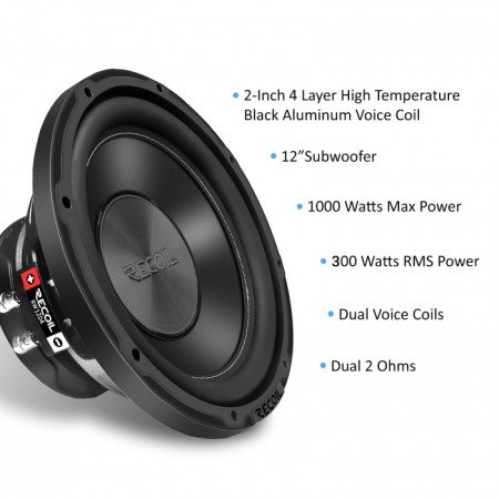 RS 12 SUBWOOFER RECOIL DE 30CM (12″), 1000W [3]