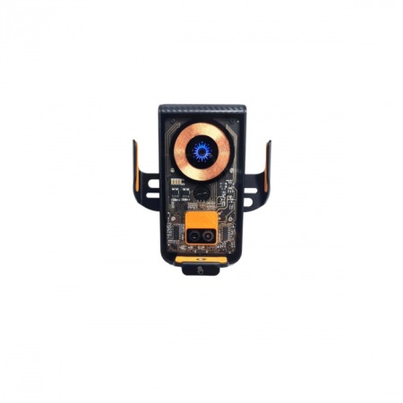 Accesorii auto - Suport telefon auto cu incarcator Wireless si Standard, deschidere automata acumulator