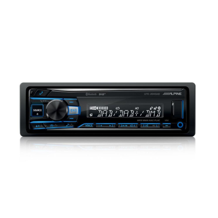 UTE-204DAB RADIO CU USB/BLUETOOTH/DAB+ ALPINE, MULTICOLOR [1]