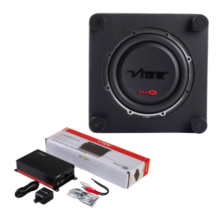 Pachete Audio - VIBE OPTISOUNDSB10-V2: pachet de bass activ compact VIBE OptiSound BlackAir pentru Volkswagen T5/T6
