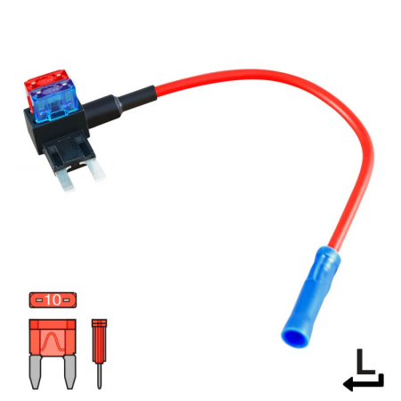 Accesorii instalare/Suporti de sigurante - XSA200 Suport de siguranta Ampire si siguranta Mini de 10A (ACS)