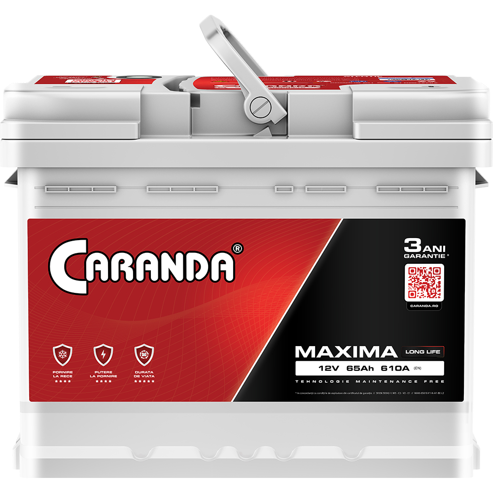 Baterie auto 12V 65Ah 610A CARANDA MAXIMA [2]