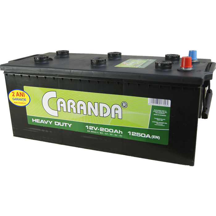 Baterie camioane 12V 200Ah 1250A CARANDA HEAVY DUTY [2]