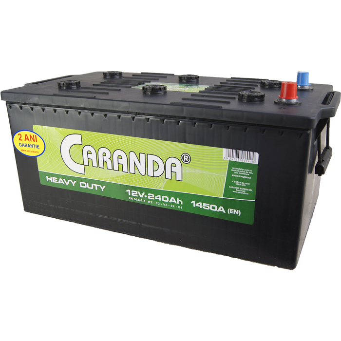 Baterie camioane 12V 240Ah 1450A CARANDA HEAVY DUTY [2]