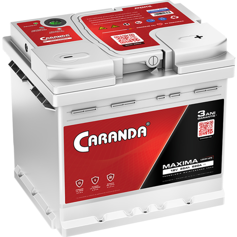 Caranda Maxima - Baterie auto 12V 55Ah 520A CARANDA MAXIMA