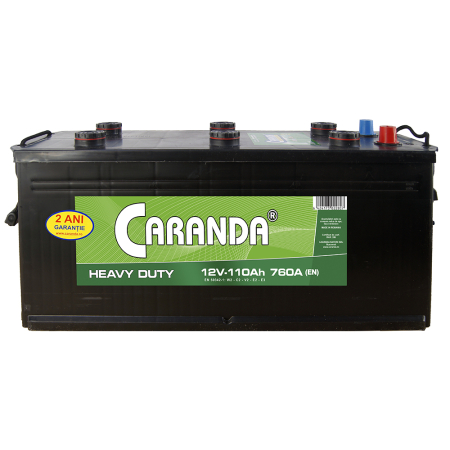 Caranda Heavy Duty - Baterie camioane 12V 110Ah 760A CARANDA HEAVY DUTY