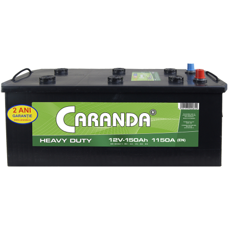 Caranda Heavy Duty - Baterie camioane 12V 150Ah 1150A CARANDA HEAVY DUTY