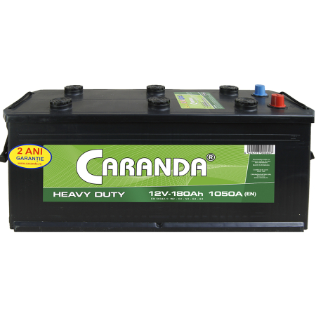 Caranda Heavy Duty - Baterie camioane 12V 180Ah 1050A CARANDA HEAVY DUTY