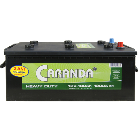 Caranda Heavy Duty - Baterie camioane 12V 180Ah 1200A CARANDA HEAVY DUTY