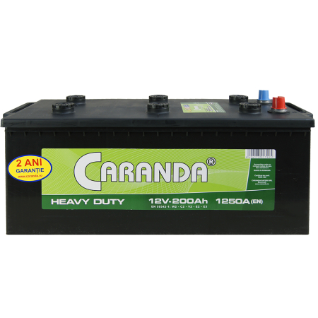 Caranda Heavy Duty - Baterie camioane 12V 200Ah 1250A CARANDA HEAVY DUTY