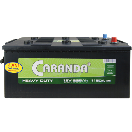 Caranda Heavy Duty - Baterie camioane 12V 225Ah 1150A CARANDA HEAVY DUTY