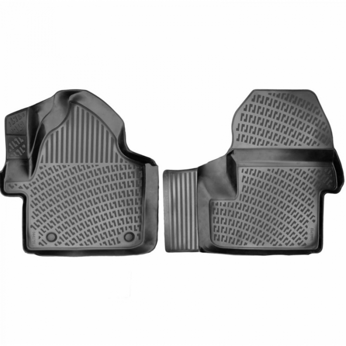 Set 2 Covorase Auto din Cauciuc pentru Vw Crafter I Van First Row 2006-2017 [5]