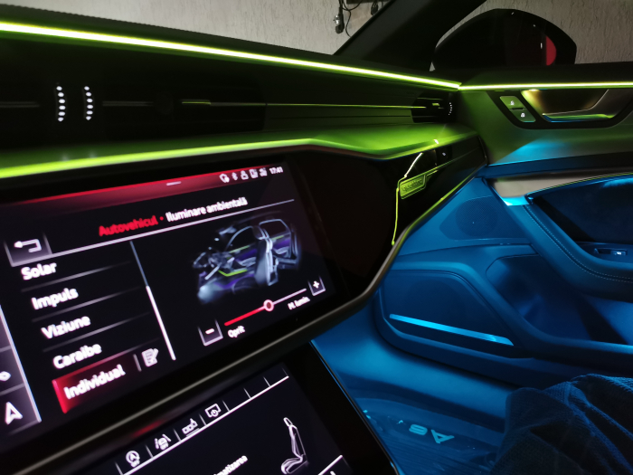 Kit Lumini Ambientale Dedicate Control Din Navigatie Audi A6 C8/ A7 C8 2018-2022 [2]
