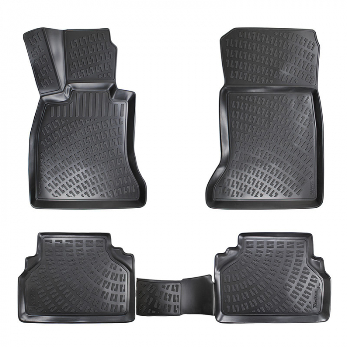 Set 4 Covorase Auto din Cauciuc pentru Bmw 5 E60 / E61  (2003-2010) [2]