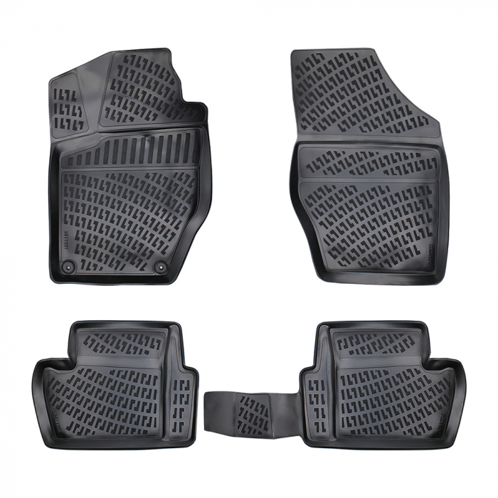 Set 4 Covorase Auto din Cauciuc pentru Citroen C4 II  (2010-2018) [5]