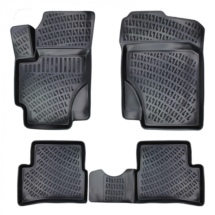 Set 4 Covorase Auto din Cauciuc pentru Kia Rio II (2005-2011) [2]