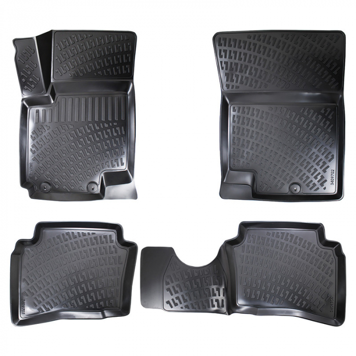 Set 4 Covorase Auto din Cauciuc pentru Kia Soul I (2008-2014) [2]