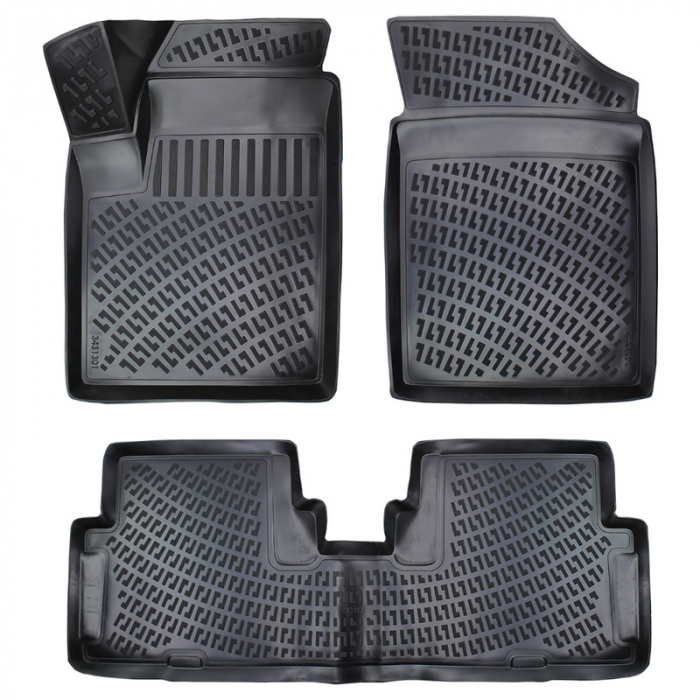 Set 4 Covorase Auto din Cauciuc pentru Peugeot Partner I / Citroen Berlingo (1996-2013) [2]
