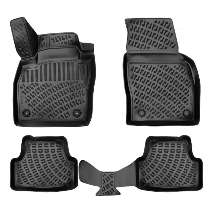Set 4 Covorase Auto din Cauciuc pentru Volkswagen T-Cross (2019-) [2]