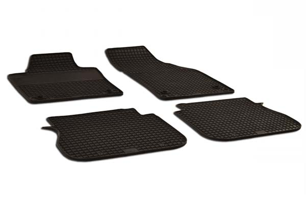 Set 4 Covorase Auto din Cauciuc pentru Vw Caddy (2003-2015)/(2015-2019) Sistem Fixare Oval [9]