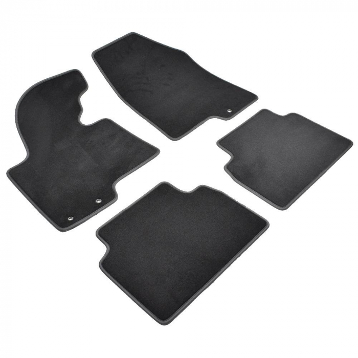 Set 4 Covorase Auto Textil pentru Hyundai IX35 (2009-2015) - Sisteme fixare inele metalice 12mm [4]