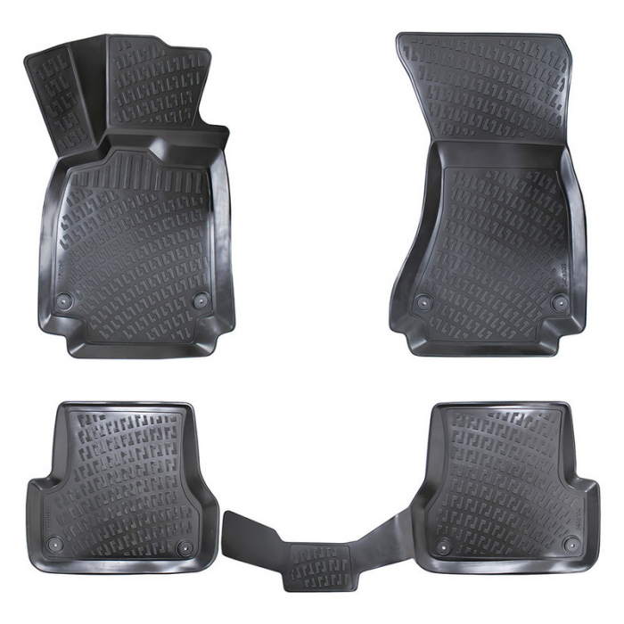 Set 5 Covorase Auto din Cauciuc pentru Audi A7 I (Type 4G8) (2010-2017) [2]